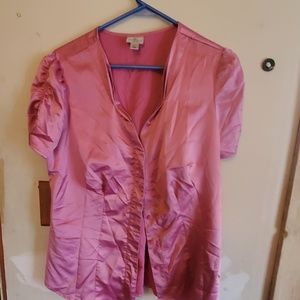 Worthington pink blouse